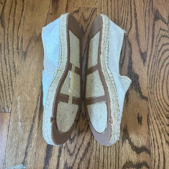 Talbots White Embroidered Espadrilles - Picture 3 of 5